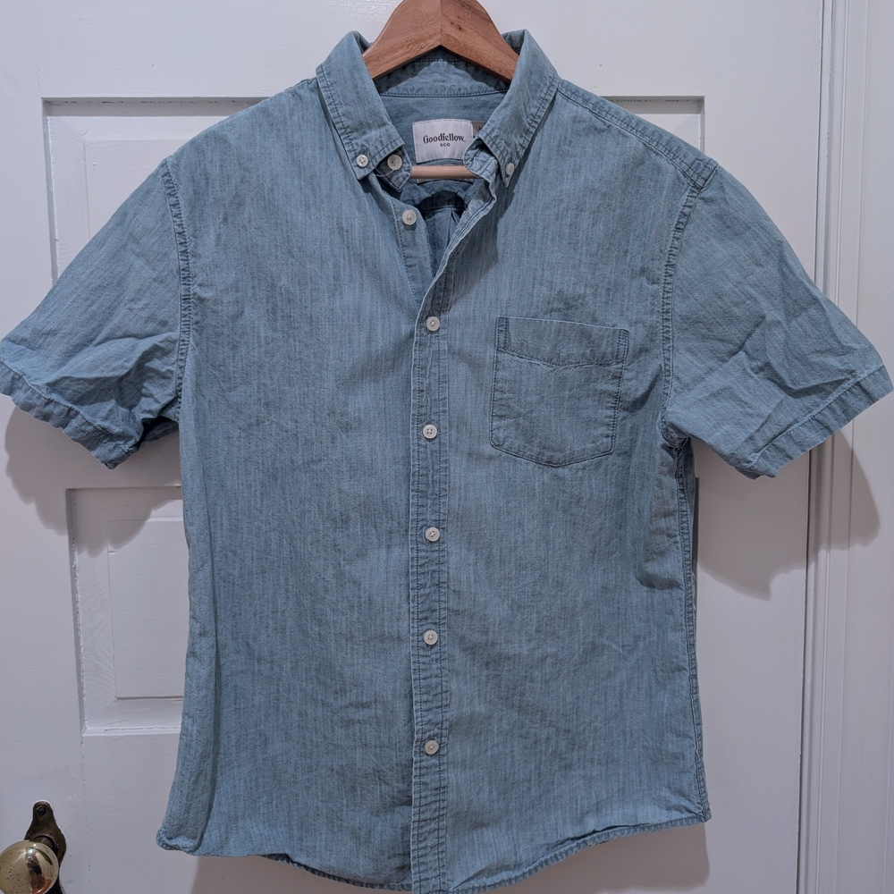 Goodfellow & Co. Men's Light Blue Button-Down Shirt